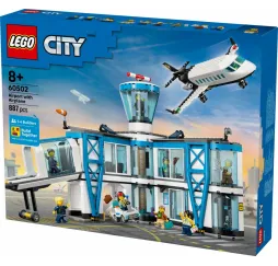 LEGO City Lotnisko z samolotem – klocki konstrukcyjne dla dzieci