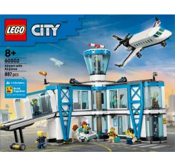 LEGO City Lotnisko z samolotem – klocki konstrukcyjne dla dzieci