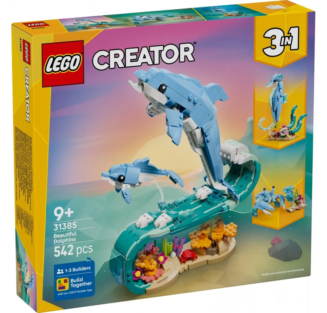 LEGO Creator Zwierzęta morskie delfin – klocki konstrukcyjne