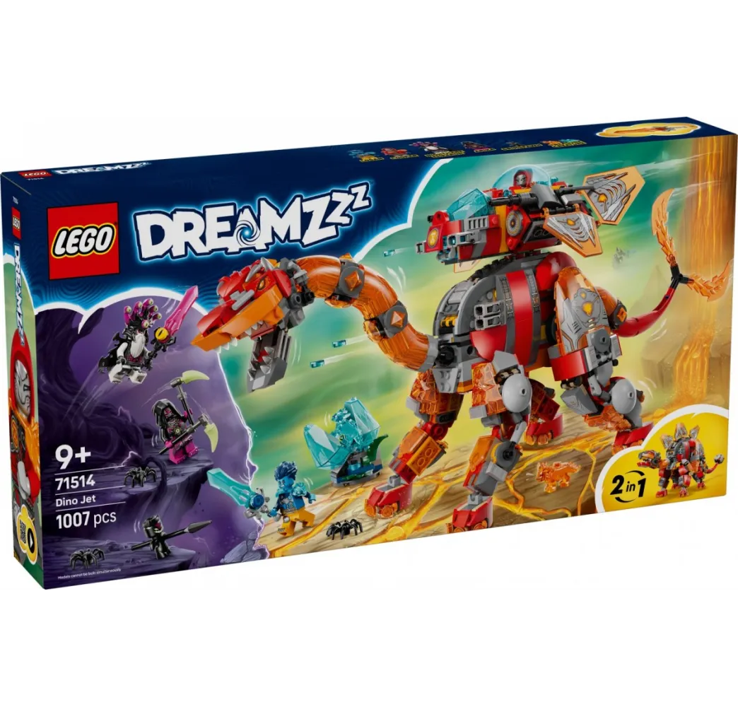 LEGO DREAMZzz Dinostatek kosmiczny – klocki konstrukcyjne 9+