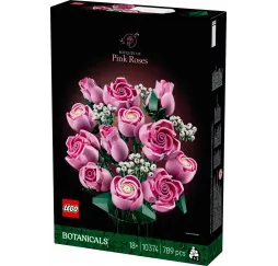 LEGO Botanicals Bukiet różowych róż – klocki konstrukcyjne dla dorosłych