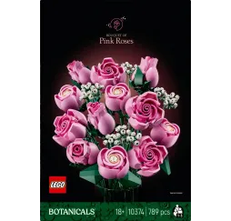 LEGO Botanicals Bukiet różowych róż – klocki konstrukcyjne dla dorosłych