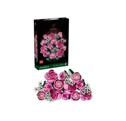 LEGO Botanicals Bukiet różowych róż – klocki konstrukcyjne dla dorosłych