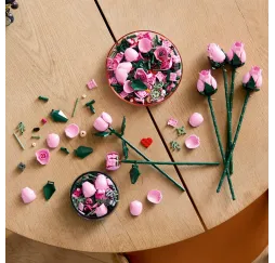 LEGO Botanicals Bukiet różowych róż – klocki konstrukcyjne dla dorosłych