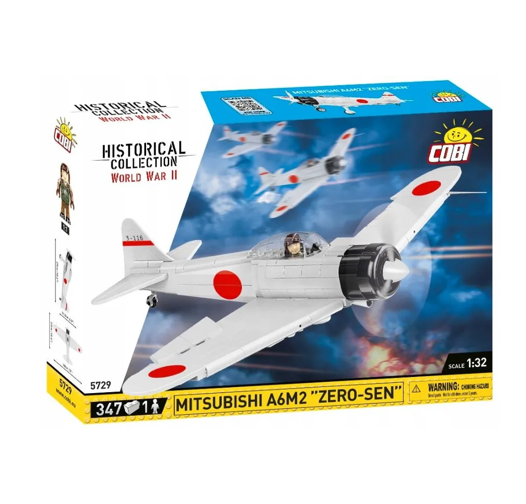 Cobi Klocki Mitsubishi A6M2 Zero-Sen