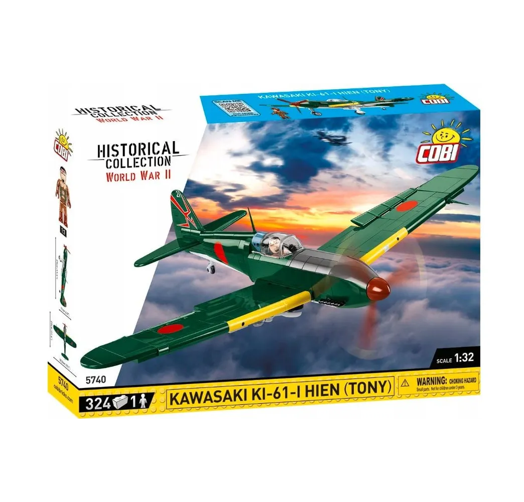Cobi Klocki Historical Collection WWII KAWASAKI KI-61-I HIEN (TONY) 324K