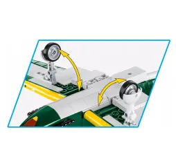 Cobi Klocki Historical Collection WWII KAWASAKI KI-61-I HIEN (TONY) 324K