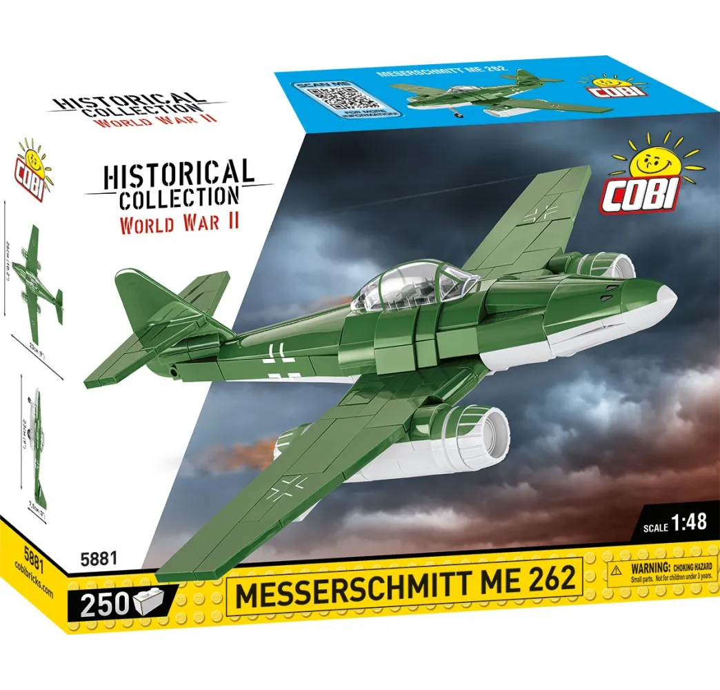 Cobi Klocki Messerschmitt Me262 Historical Collection 250 elementów nr kat. 5881