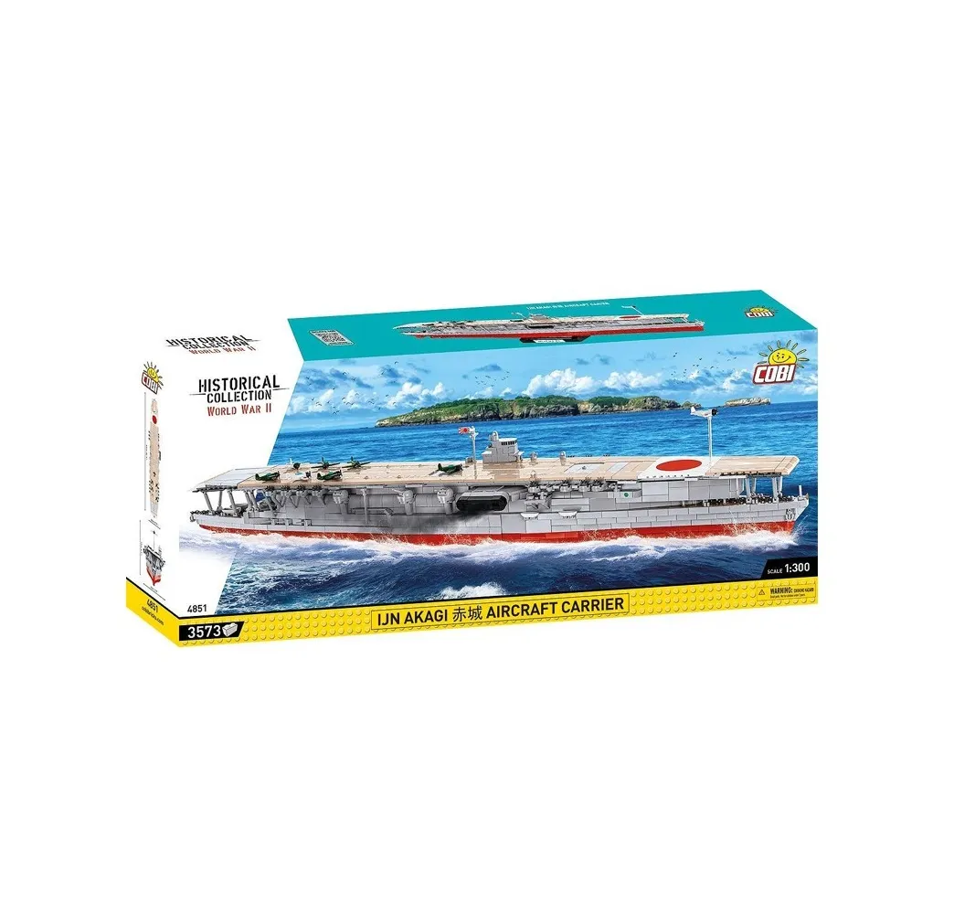 Cobi Klocki IJN Akagi Aircraft Carrier 3573 klocków Historical Collection