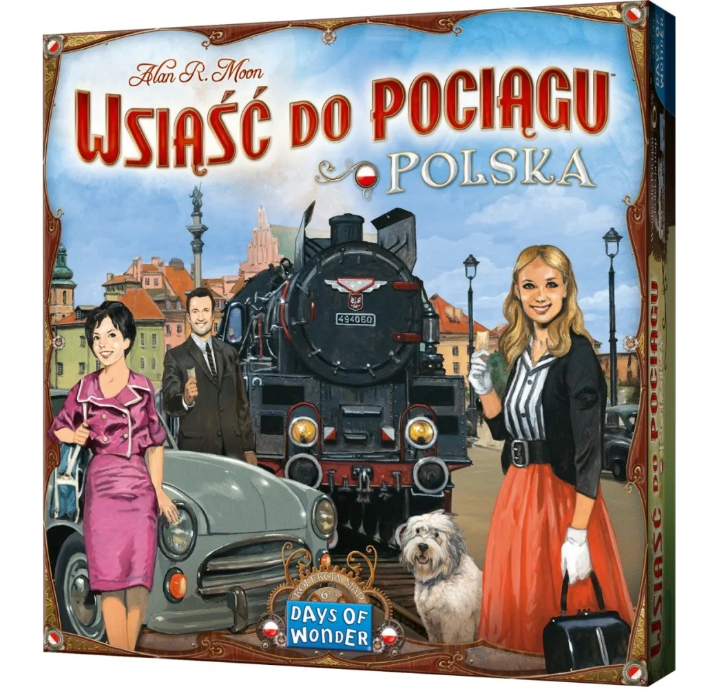 Wsiąść do Pociągu Polska – gra planszowa rodzinne Rebel 8+