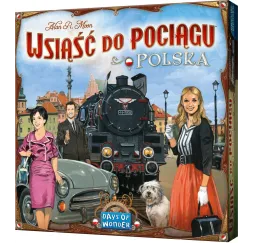 Wsiąść do Pociągu Polska – gra planszowa rodzinne Rebel 8+
