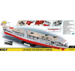 Cobi Klocki IJN Akagi Aircraft Carrier 3573 klocków Historical Collection
