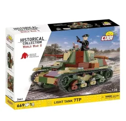 Cobi Klocki Light Tank 7TP 669 elementów Historical Collection duży zestaw