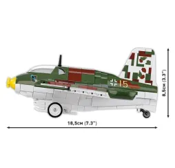 Cobi Klocki Messerschmitt Me 163B Komet 543 elementów Historical Collection