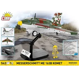 Cobi Klocki Messerschmitt Me 163B Komet 543 elementów Historical Collection