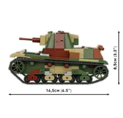 Cobi Klocki Light Tank 7TP 669 elementów Historical Collection duży zestaw