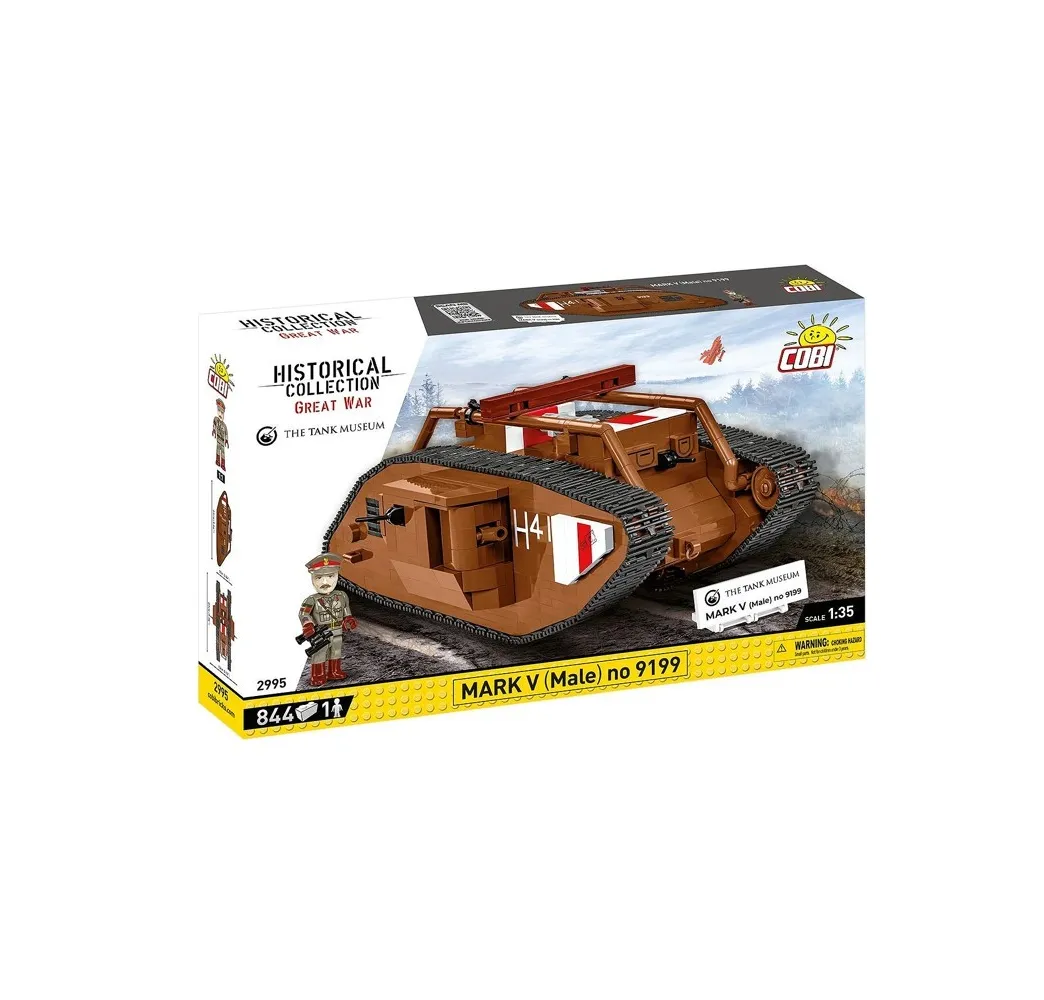 Cobi Klocki Mark V Male NO 9199 844 elementów Historical Collection duży zestaw