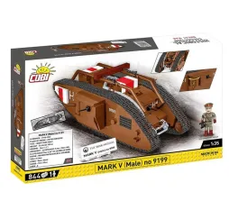 Cobi Klocki Mark V Male NO 9199 844 elementów Historical Collection duży zestaw