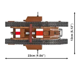 Cobi Klocki Mark V Male NO 9199 844 elementów Historical Collection duży zestaw