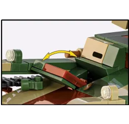 Cobi Klocki Light Tank 7TP 669 elementów Historical Collection duży zestaw