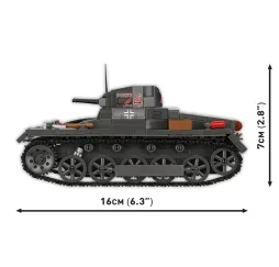 Cobi Klocki Panzer I Ausf.B 654 elementów Historical Collection nr kat. COBI-2660