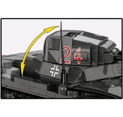 Cobi Klocki Panzer I Ausf.B 654 elementów Historical Collection nr kat. COBI-2660