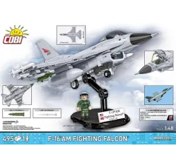 Cobi Klocki F-16AM Fighting Falcon 495 elementów Armed Forces nr kat. COBI-5913