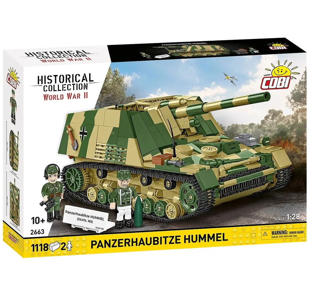Cobi Klocki Panzehaubitze Hummel 1118 elementów Historical Collection nr kat. COBI-2663