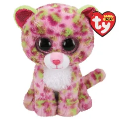TY Beanie Boos różowy leopard maskotka 15 cm dla dziewczynki