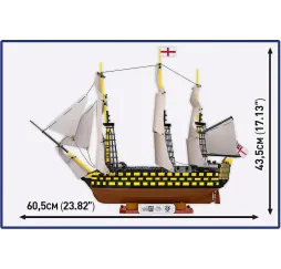 Cobi Klocki HMS Victory 2517 klocków dla chłopców od 10 lat nr kat. COBI-20096