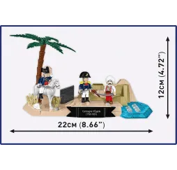 Cobi Klocki Wyprawa Napoleona do Egiptu 244 elementy Napoleonic Wars 6+