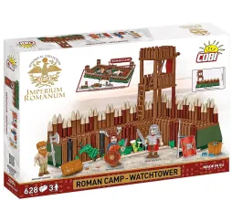 Cobi Klocki Wieża strażnicza rzymskiego obozu 628 elementów Historical Collection