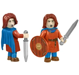 Cobi Klocki Wieża strażnicza rzymskiego obozu 628 elementów Historical Collection