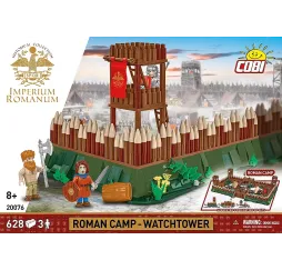 Cobi Klocki Wieża strażnicza rzymskiego obozu 628 elementów Historical Collection