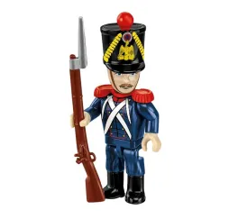 Cobi Klocki Francuski artylerzysta z armatą 97 elementów Napoleonic Wars 6+