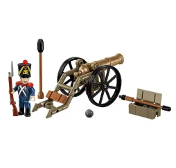 Cobi Klocki Francuski artylerzysta z armatą 97 elementów Napoleonic Wars 6+