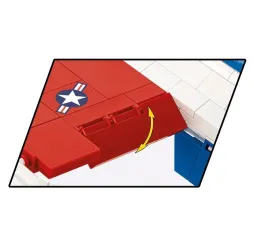 Cobi Klocki F-16 FST Flight 375 elementów Armed Forces średni zestaw nr kat. COBI-5892