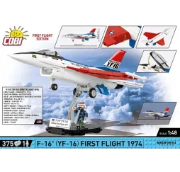 Cobi Klocki F-16 FST Flight 375 elementów Armed Forces średni zestaw nr kat. COBI-5892