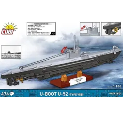 Cobi Klocki U-Boot U-52 474 elementy
