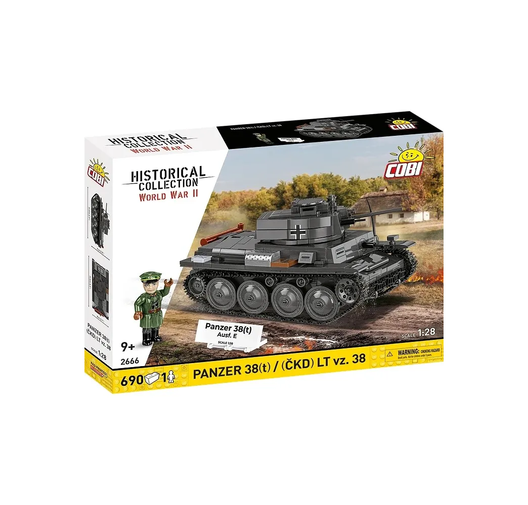 Cobi Klocki Panzer 38 LT VZ.38 690 elementów