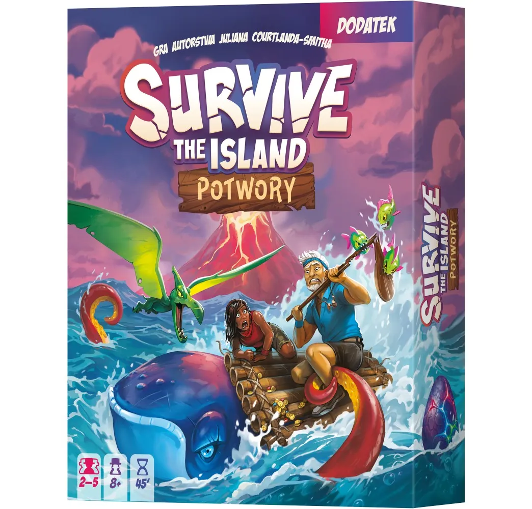 Survive the Island: Potwory – gra planszowa dodatek Rebel 8+
