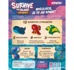 Survive the Island: Potwory – gra planszowa dodatek Rebel 8+