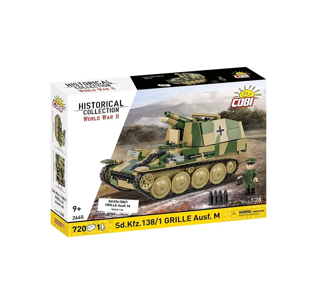 Cobi Klocki SD.KFZ.138/1 Grille 720 elementów Historical Collection duży zestaw