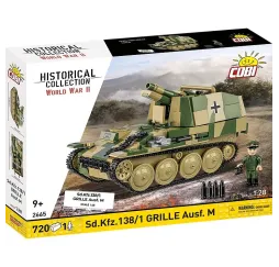 Cobi Klocki SD.KFZ.138/1 Grille 720 elementów Historical Collection duży zestaw