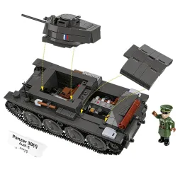 Cobi Klocki Panzer 38 LT VZ.38 690 elementów