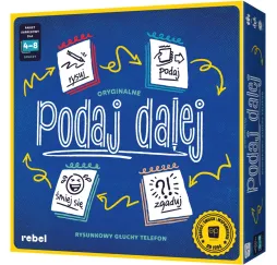 Rebel Gra Podaj dalej! druga edycja – gra planszowa rodzinna