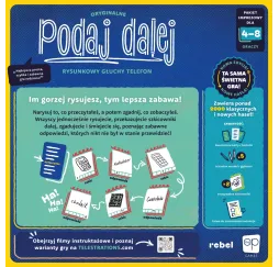 Rebel Gra Podaj dalej! druga edycja – gra planszowa rodzinna