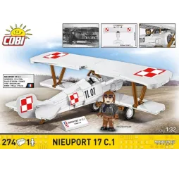 Cobi Klocki Nieuport 17 C.1 274 klocki