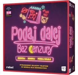 Rebel Gra Podaj dalej! Bez cenzury – gra karciana dla dorosłych