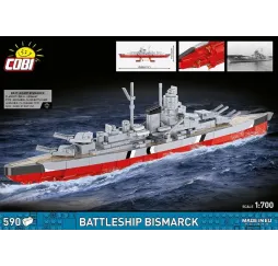 Cobi Klocki Battleship Bismarck 590 klocków